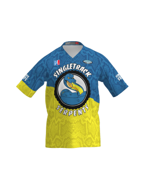 Podiumwear Men's Silver Short Sleeve MTB Jersey - New Fabric 2025!