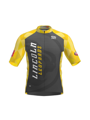 Podiumwear Men's Gold Full Zip Jersey