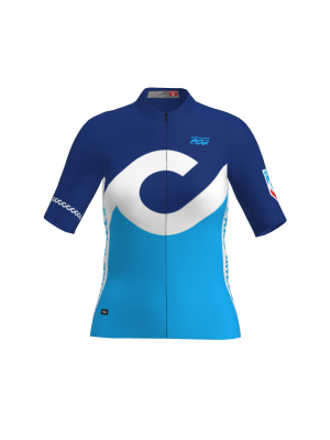 Podiumwear Women's Gold Full Zip Jersey