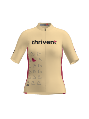 Podiumwear Women's Gold Full Zip Jersey