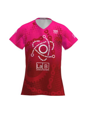 Podiumwear Women's Silver Short Sleeve MTB Jersey - NEW FABRIC 2025!