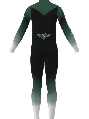 Podiumwear Men's Gold Two-Piece Race Suit