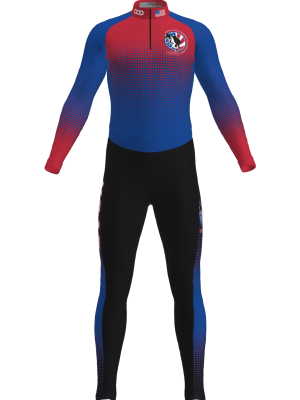 Podiumwear Unisex Silver Two-Piece Race Suit