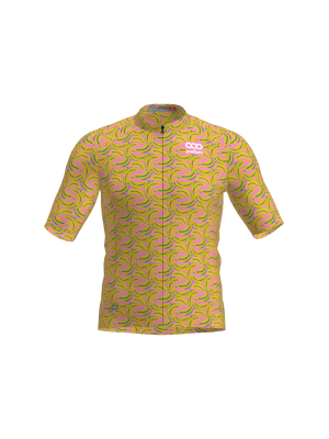 Podiumwear Men's Gold Full Zip Jersey