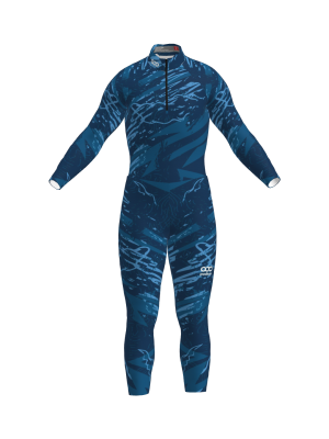Podiumwear Nordic Child's Two-Piece Race Suit (Nordic Skiing) Front View