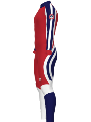 Podiumwear Unisex Gold One-Piece Race Suit