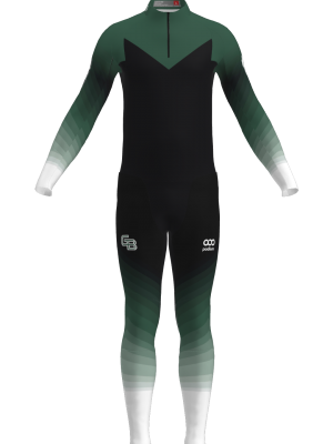 Podiumwear Men's Gold Two-Piece Race Suit