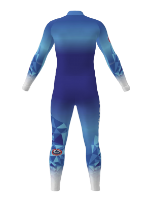 Podiumwear Unisex Gold One-Piece Race Suit
