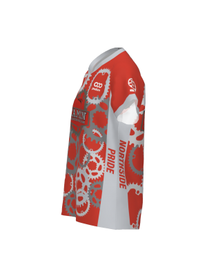 Podiumwear Women's Silver Short Sleeve MTB Jersey - NEW FABRIC 2025!