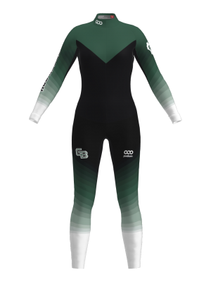 Podiumwear Women's Gold One-Piece Race Suit