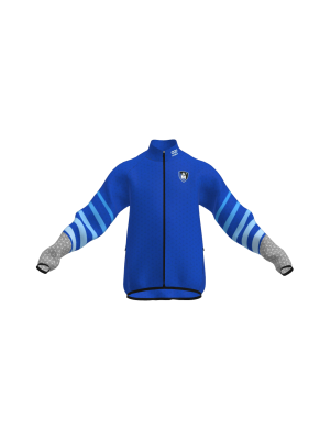 Podiumwear Silver Jacket - NEW 2026 (Nordic Skiing) Front View