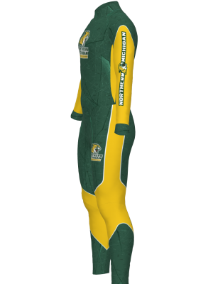 Podiumwear Unisex Gold One-Piece Race Suit