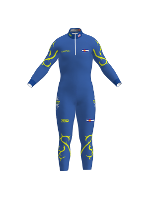 Podiumwear Nordic Child's Two-Piece Race Suit (Nordic Skiing) Front View