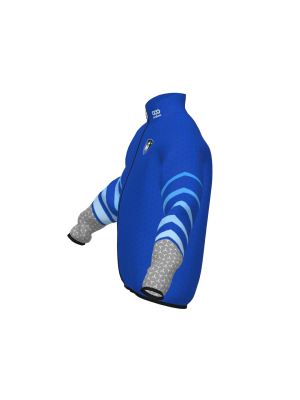 Podiumwear Silver Jacket - NEW 2026 (Nordic Skiing) Side View