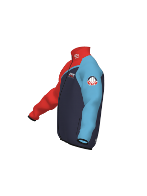 Podiumwear Silver Jacket - NEW 2026 (Nordic Skiing) Side View