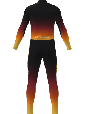 Podiumwear Unisex Silver Two-Piece Race Suit