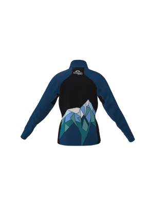 Podiumwear Gold Jacket Women's (Nordic Skiing) Back View