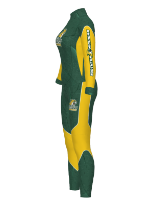 Podiumwear Women's Gold One-Piece Race Suit