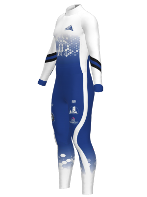 Podiumwear Unisex Gold One-Piece Race Suit