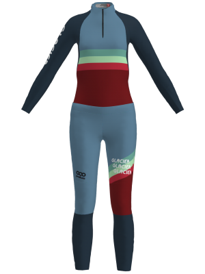 Podiumwear Women's Gold Two-Piece Race Suit