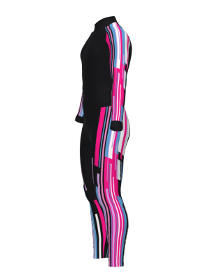 Podiumwear Unisex Gold One-Piece Race Suit (Nordic Skiing) Side View