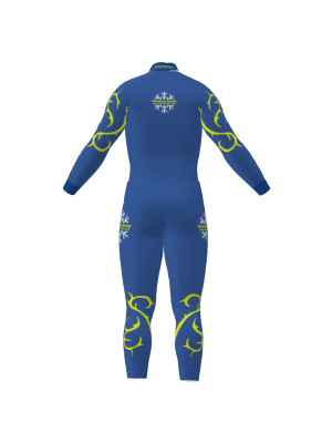 Podiumwear Nordic Child's Two-Piece Race Suit (Nordic Skiing) Back View