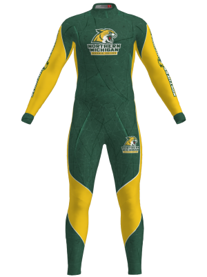Podiumwear Unisex Gold One-Piece Race Suit