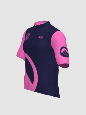 Podiumwear Men's Gold Full Zip Jersey (Cycling) Side View