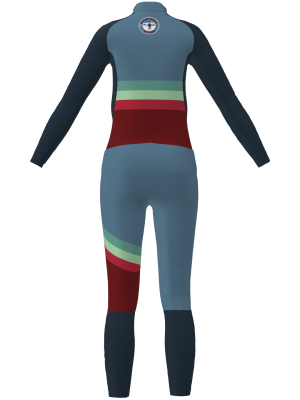 Podiumwear Women's Gold Two-Piece Race Suit