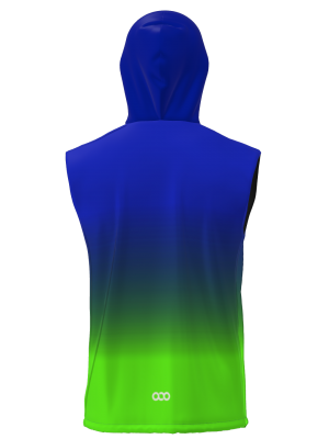 Podiumwear Sublimated Puffy Vest (Nordic Skiing) Back View
