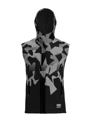 Podiumwear Sublimated Puffy Vest (Nordic Skiing) Front View