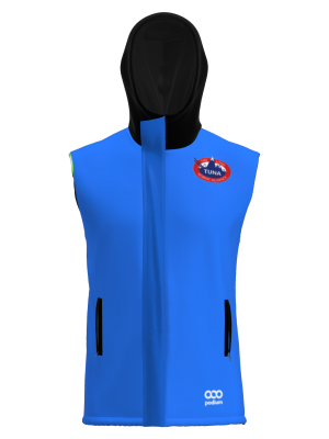 Podiumwear Sublimated Puffy Vest (Nordic Skiing) Front View