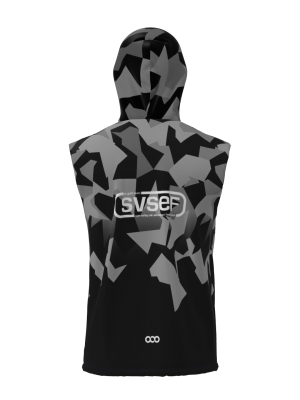 Podiumwear Sublimated Puffy Vest (Nordic Skiing) Back View