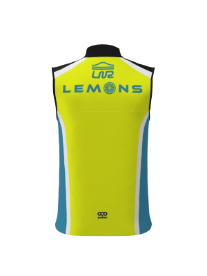 Podiumwear Silver Vest Unisex (Nordic Skiing) Back View