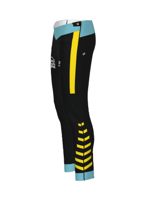 Podiumwear Unisex Gold Warm Up Pants (Nordic Skiing) Side View