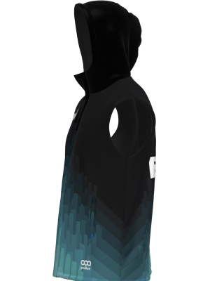 Podiumwear Sublimated Puffy Vest (Nordic Skiing) Side View