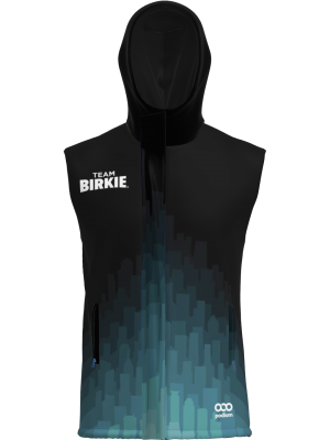 Podiumwear Sublimated Puffy Vest (Nordic Skiing) Front View
