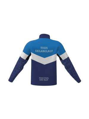 Podiumwear Gold Jacket Unisex (Nordic Skiing) Back View