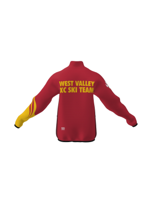 Podiumwear Silver Jacket - NEW 2026 (Nordic Skiing) Back View