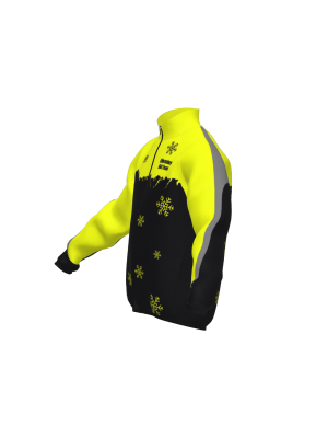 Podiumwear Silver Jacket - NEW 2026 (Nordic Skiing) Side View