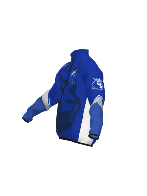 Podiumwear Silver Jacket - NEW 2026 (Nordic Skiing) Side View