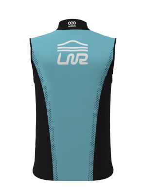 Podiumwear Silver Vest Unisex (Nordic Skiing) Back View