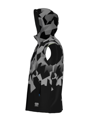 Podiumwear Sublimated Puffy Vest (Nordic Skiing) Side View