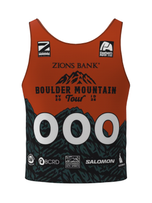 Podiumwear Race Bib (Nordic Skiing) Back View