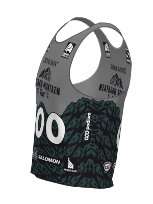 Podiumwear Race Bib (Nordic Skiing) Side View