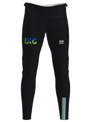 Podiumwear Unisex Gold Warm Up Pants (Nordic Skiing) Front View