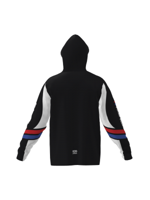 Podiumwear Unisex Slim-Fit Hoodie (Running) Back View