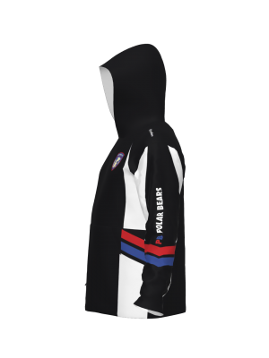 Podiumwear Unisex Slim-Fit Hoodie (Running) Side View