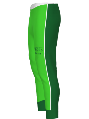 Podiumwear Unisex Gold Warm Up Pants (Nordic Skiing) Side View