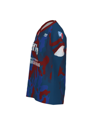 Podiumwear Women's Silver Short Sleeve MTB Jersey (Cycling) Side View